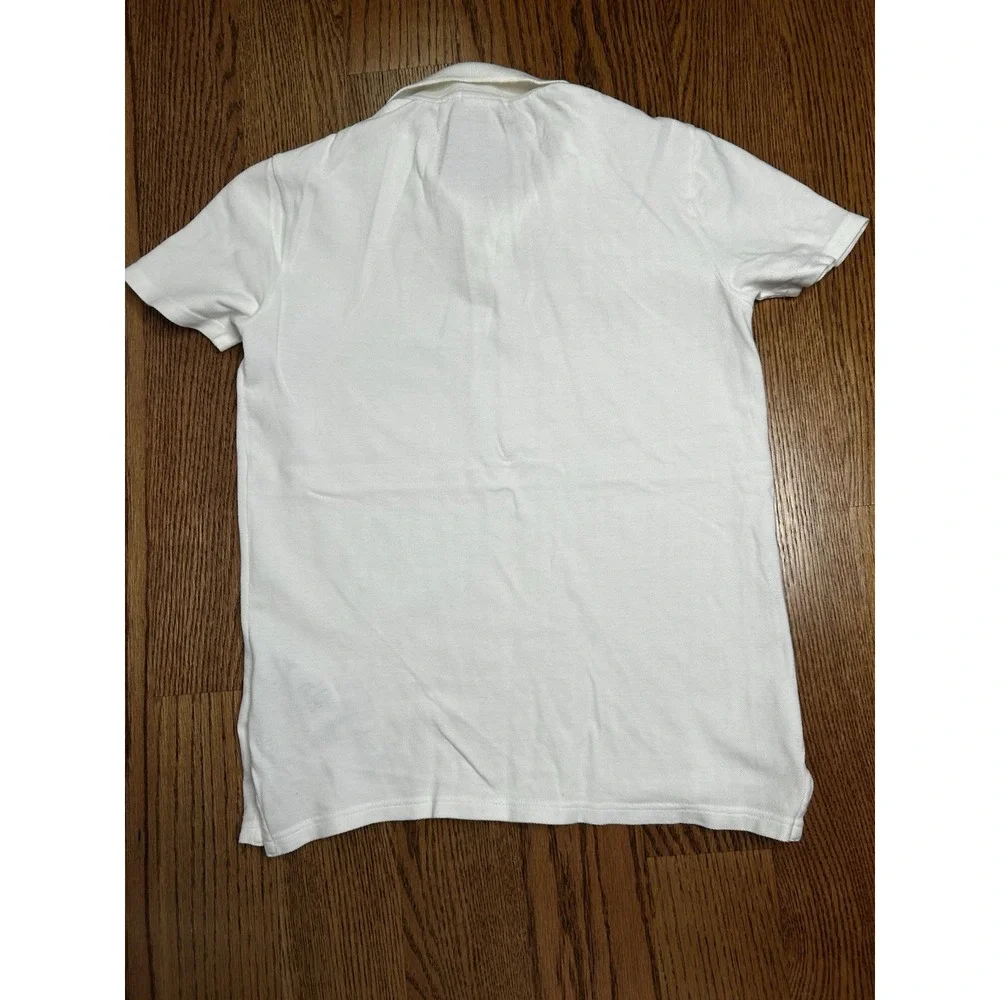Abercrombie Kids White Polo Shirt Boys XL 16 Short Sleeve Cotton Classic Casual